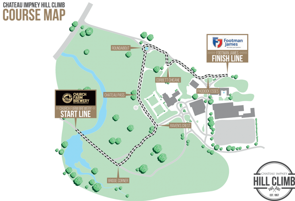 Chateau Impney hill-climb-course-map