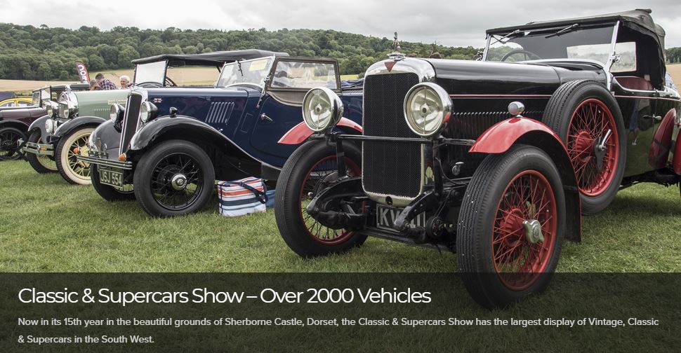South West Group - Sherborne Castle Car Show